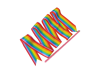 Ribbon 2metre Multi-coloured 10 pack