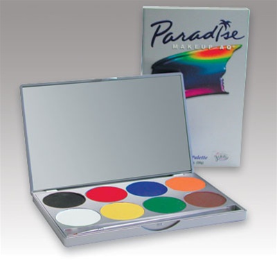 Mehron Makeup Paradise AQ Palette Basic 8-colour